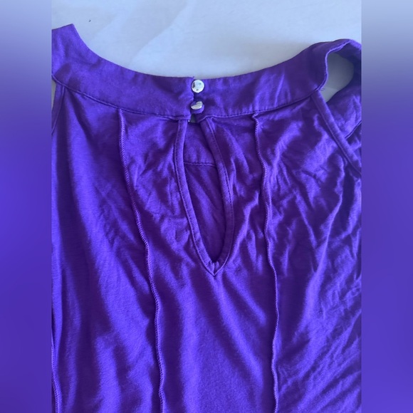 Ashley Stewart Purple  Maxi Dress Sleeveless A Keyhole Datail The Back 18/20 W - Picture 13 of 16